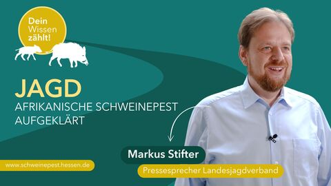 Das Bild zeigt Markus Stifter, Pressesprecher des Landesjagdverband Hessen e. V.