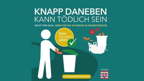 ASP-Kampagne Motiv: Knapp daneben kann tödlich sein ASP-Kampagne Motiv: Knapp daneben kann tödlich sein